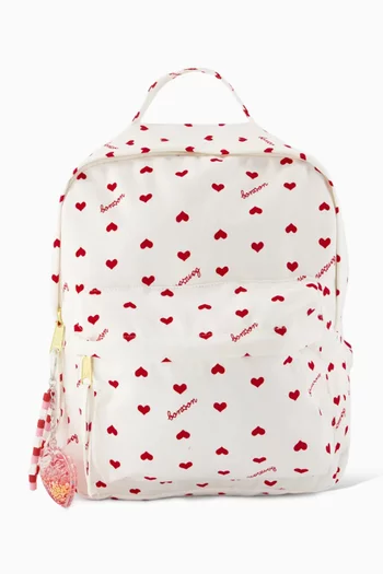Printed Multi-compartment Backpack