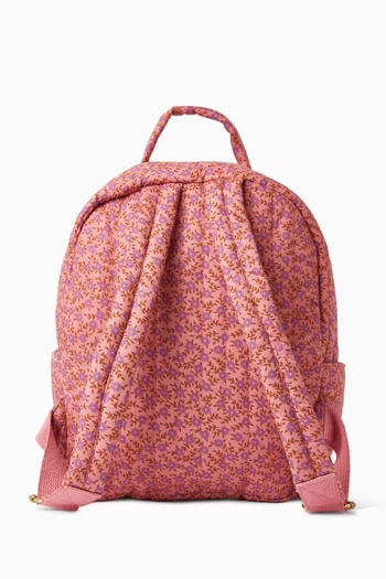 Printed Multi-compartment Backpack