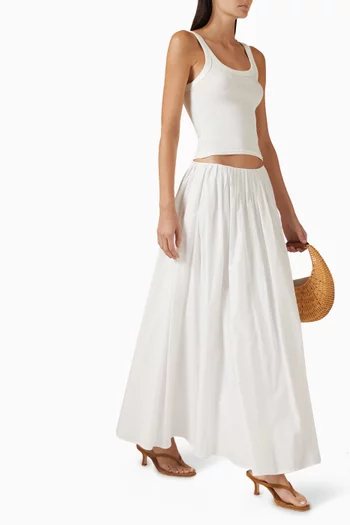 تنورة مارينا متوسطة الطول مزيج لايوسيل