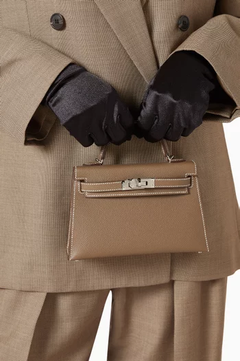 حقيبة كيلي 20 جلد ايبسوم