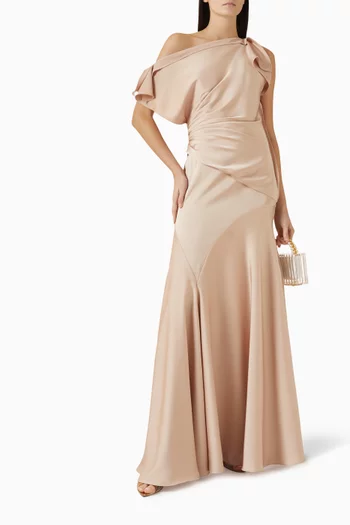Draped Maxi Dress