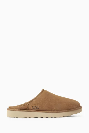 Classic Slip-on Mules in Suede