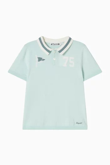 Striped Loyal Polo T-shirt in Cotton