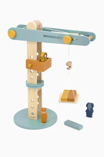 Wooden Construction Crane
