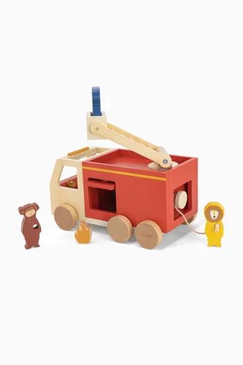 Wooden Fire Truck