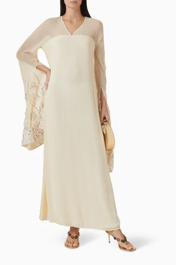 Embellished Feather Dress