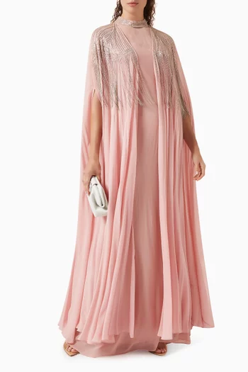 Bead-fringe Cape Kaftan