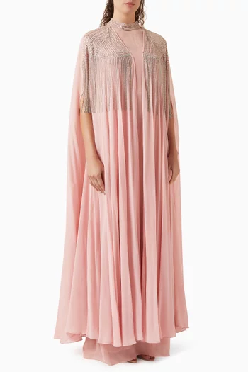 Bead-fringe Cape Kaftan