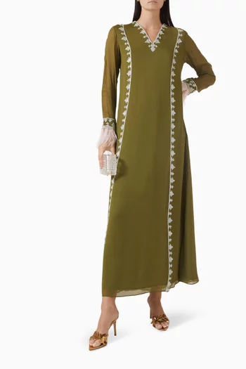 Embellished Kaftan in Georgette