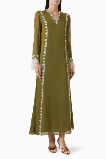 Embellished Kaftan in Georgette