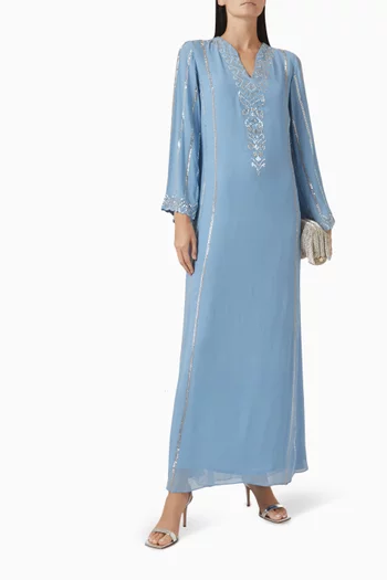 Embellished Kaftan in Georgette