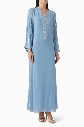 Embellished Kaftan in Georgette