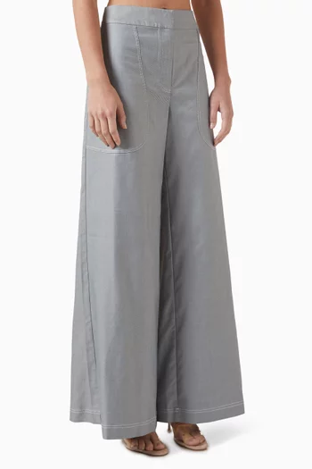 بنطال أوسلو 2.0 قماش قنب مطاطي