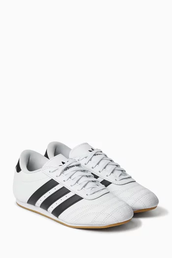 Taekwondo Lace Sneakers in Leather