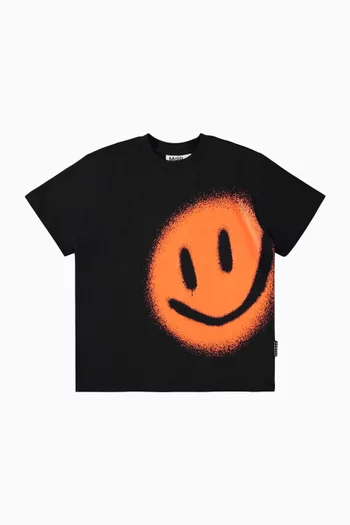 Rodney Bouncing Smiley Graphic T-shirt