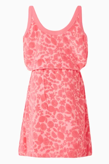 فستان كامدن بنقشة حمضيات قطن تيري