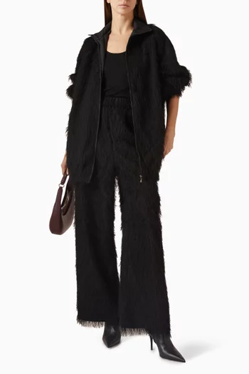 بلوزة ريفو بلا أكمام ومنسوجة من رايون