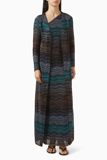 فستان بفتحة رقبة غير متماثلة