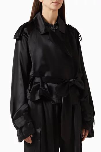 معطف ترنش سيمونا قصير ستان