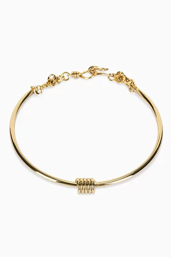 قلادة دنيا آبيا نحاس مطلي ذهب عيار 24