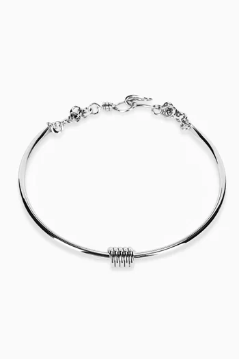 قلادة دنيا آبيا فضة إسترلينية