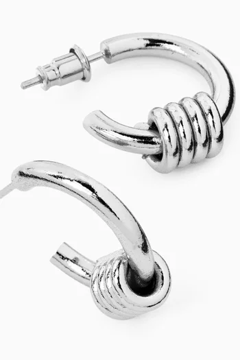 Dunya Apia Earrings in Sterling Silver