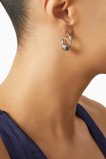 أقراط دنيا آبيا فضة إسترلينية