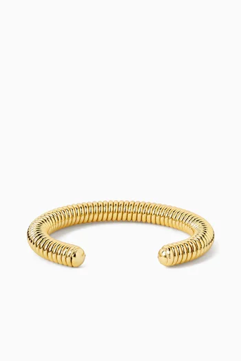 Dunya Maasai Cuff in 24kt Gold-plated Brass