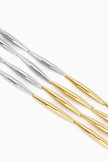 قلادة لوميا هيليا نحاس مطلي ذهب عيار 24 وفضة