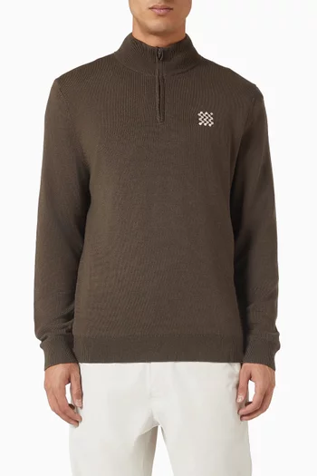 Crewneck Sweater in Tech Merino-wool