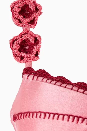 Lily Flowers Bikini Top