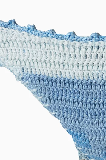 Lucy Self-tie Bikini Briefs in Crochet