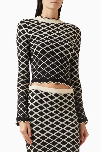 Gaela Bikini Top in Crochet