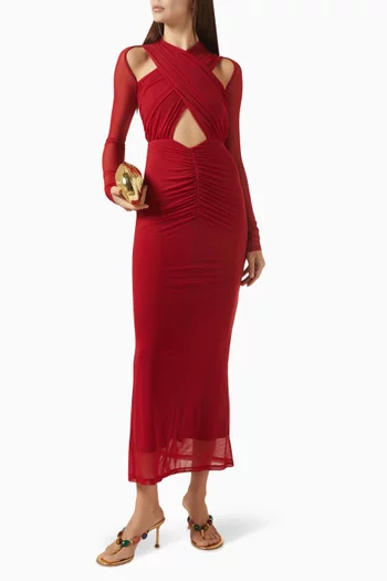 فستان روزالي طويل تول