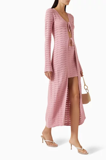 تنورة ماي قصيرة منسوجة