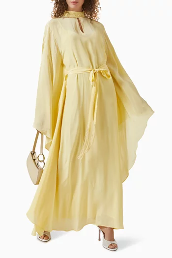 Giva Belted Kaftan in Viscose