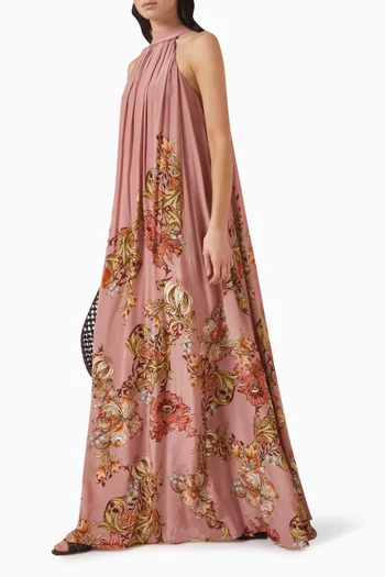 Back Ties Maxi Dress