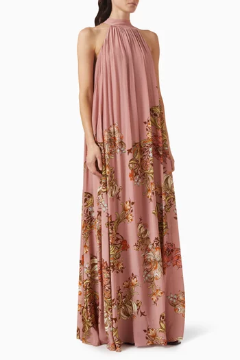 Back Ties Maxi Dress