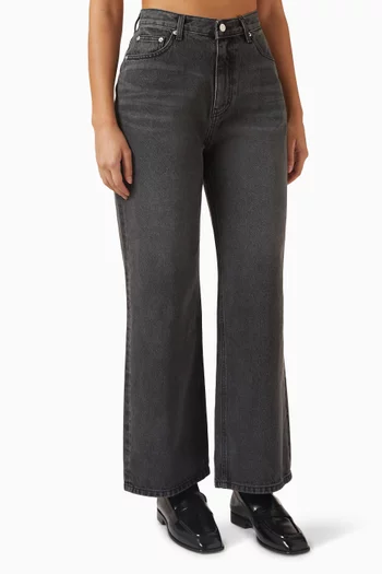 Relaxed Wide-leg Jeans in Denim
