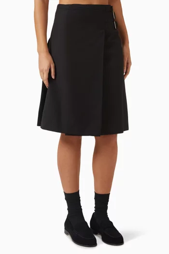 Pleated Midi Skirt