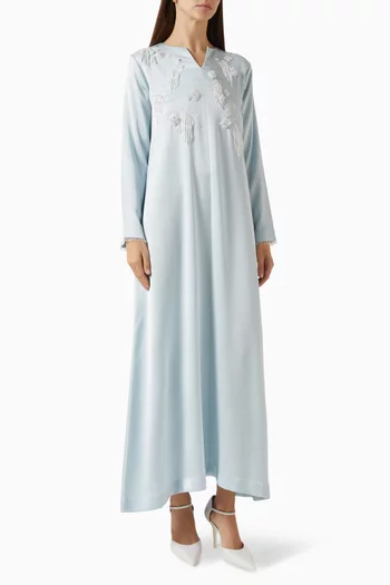 Embroidered Maxi Dress