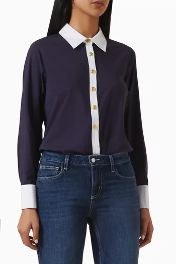 Leslie French-cuff Bodysuit