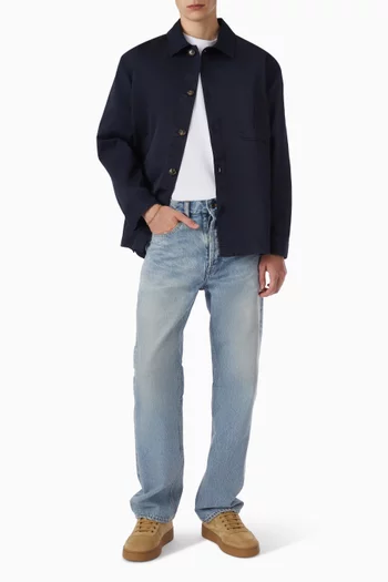 قميص كاسندر بنمط جاكيت قطن