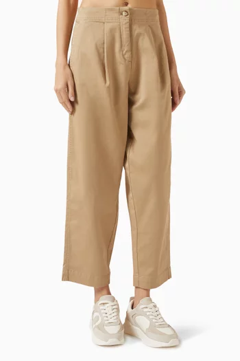 Taquina Barrel-fit Chinos in Stretch Cotton-twill