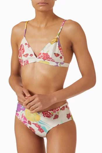Flores Bikini Top