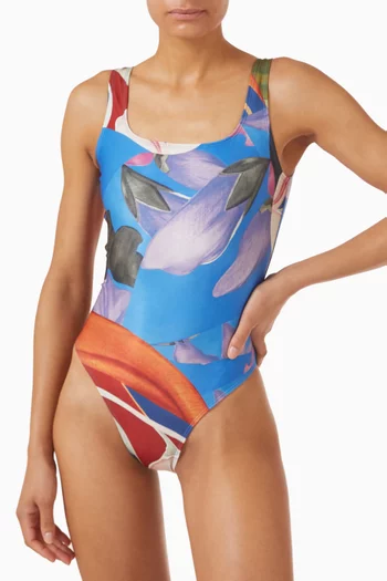 Palenque Flores One-piece Swimsuit