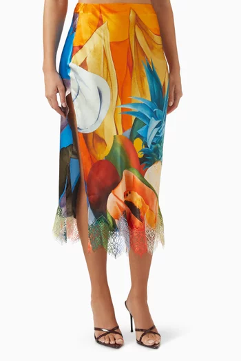 Salpicon Skirt in Silk