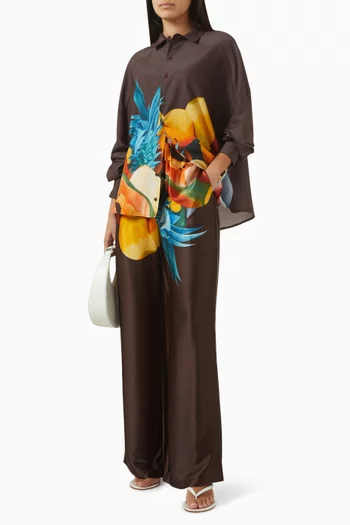 بنطال سالبيكون حرير