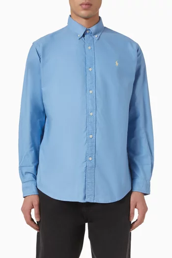 Polo Pony Shirt in Cotton Poplin