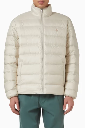 جاكيت مبطن بالزغب نايلون معاد تدويره